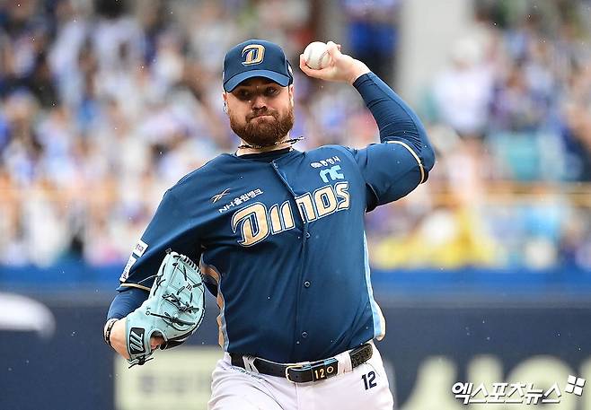 NC 로건, '1회에만 4볼넷' KBO 역대 불명예 타이 기록→'2·3·4회 퍼펙트' 환골탈태…어떤 모습이 진짜야?