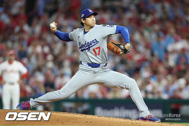 ‘챔피언십시리즈 진출 확률 88.9%’ 다저스, 오타니 다시 등판할 필요도 없다? 필라델피아 상대 스윕 노린다