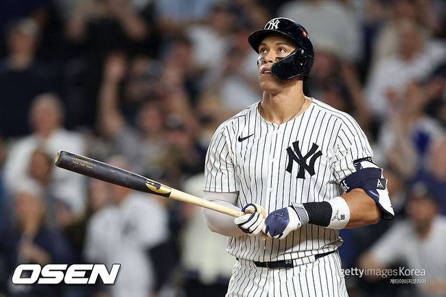 패패패 탈락 확률 91.5%→어떻게 ‘1:6→9:6’ 기적 일어났나…美열광 “저지, 양키스 역사에 남을 역전극 이끌다”