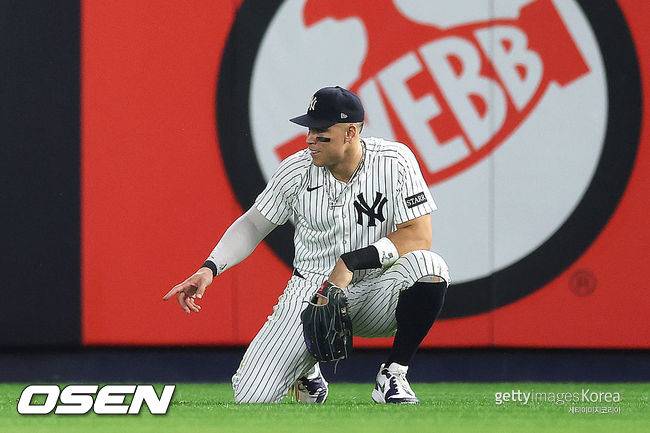 패패패 탈락 확률 91.5%→어떻게 ‘1:6→9:6’ 기적 일어났나…美열광 “저지, 양키스 역사에 남을 역전극 이끌다”