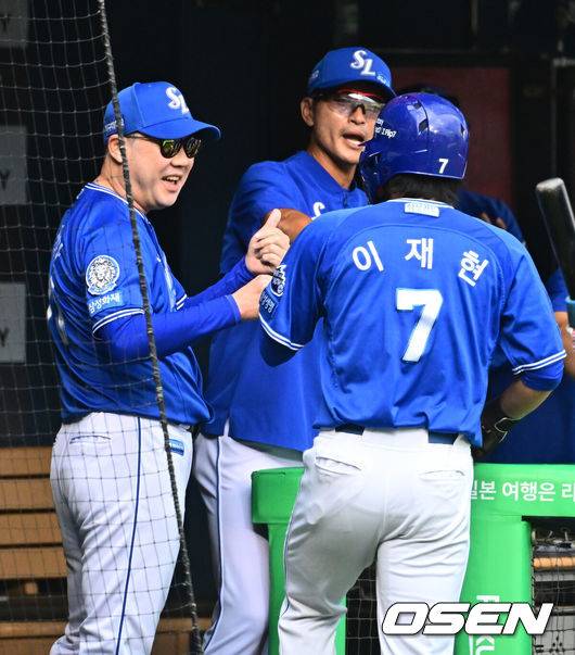 '타 구단의 부러움 한몸에…' 삼성 03년생 내야 듀오, 인천상륙작전 앞장선다 [준PO1]