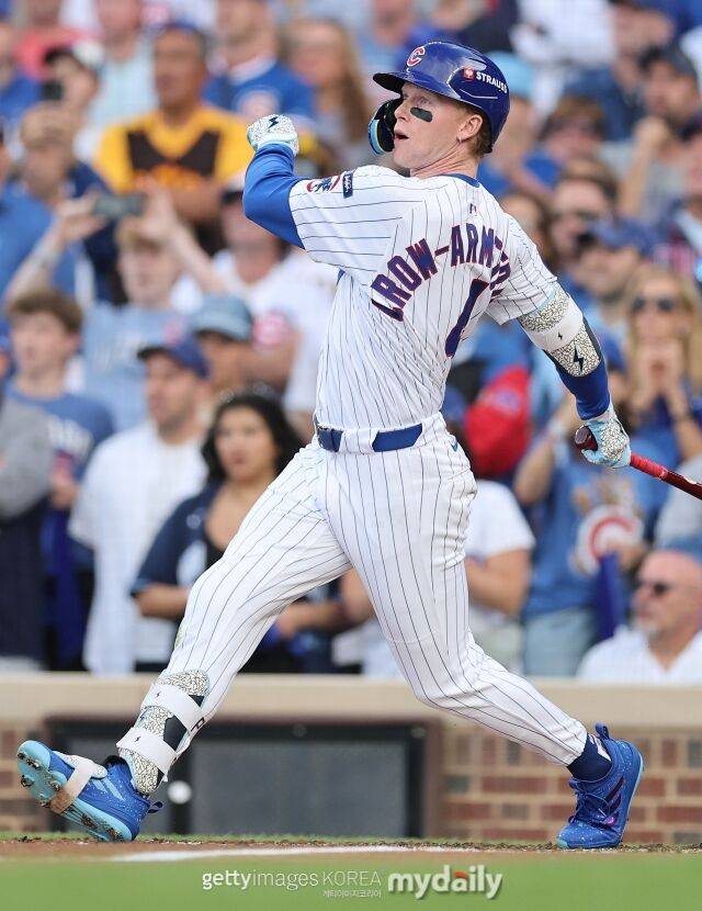 13승 에이스 ⅔이닝 4실점 충격 강판, 밀워키 졌다…'패패승' 컵스 반격 시작, 1회 4점으로 끝냈다