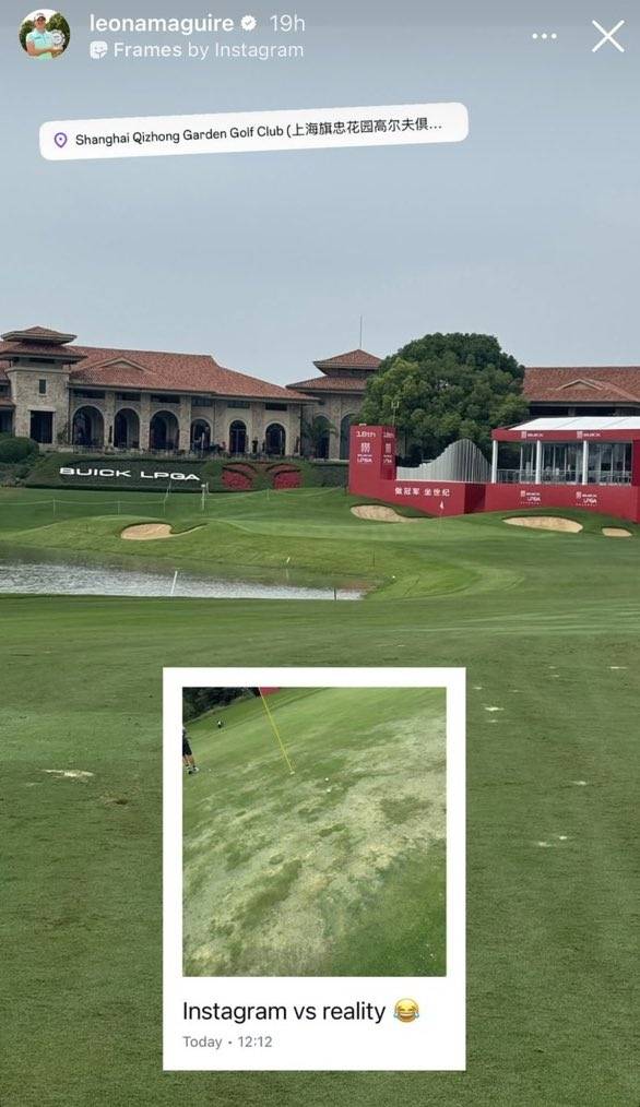 “LPGA 대회가 열리는데 그린이 러프 같다”…뷰익 LPGA 상하이, 심각하게 그린 훼손된 상태에서 열려