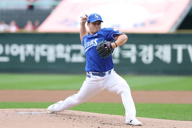 '이럴 수가' 0이닝 5구 교체 됐는데.. '가을 첫 승' 최원태의 '6이닝 8K 무실점' 반전 [준PO1 스타]