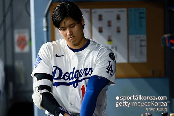 '타율 0.071' 오타니가 '칠푼이' 전락이라니, 걱정 커지는 다저스…'KKK' 굴욕 안긴 투수 상대로 살아날 수 있나