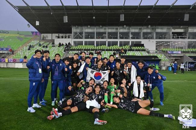 이창원호, 3회 연속 U-20 WC 8강 적신호...8분 만에 불운한 실점→한국 0-1 모로코 (전반 진행)