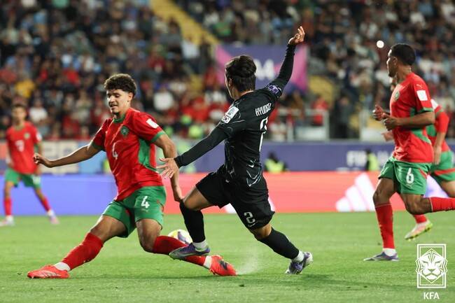 ‘8강 진출 실패 위기’ U-20 이창원호, 추가골까지 헌납…모로코에 0-2 (후반 진행 중)