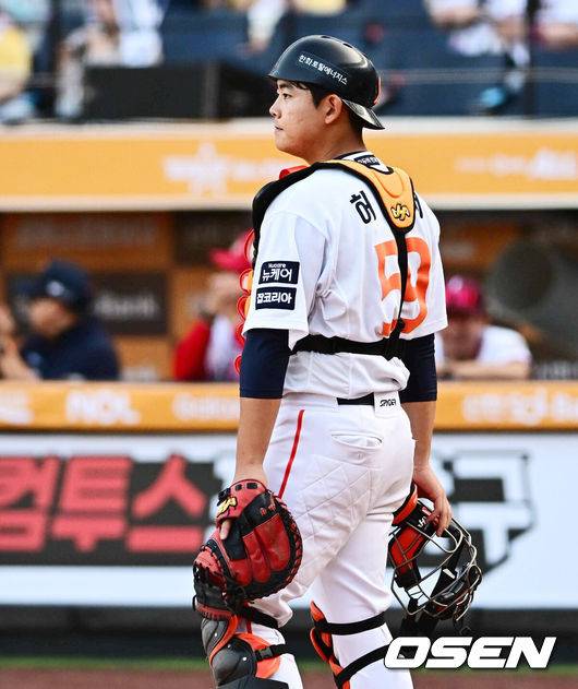 4연타석 홈런→도루 저지율 62.5%, 한화 포수 유망주 폭풍 성장