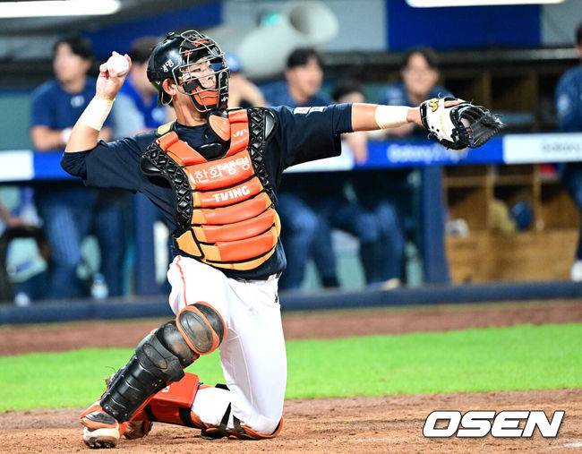 4연타석 홈런→도루 저지율 62.5%, 한화 포수 유망주 폭풍 성장