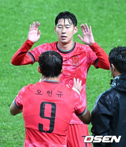 손흥민의 '137번째 A매치'는 후반 17분까지...0-4 상황에서 교체 아웃 [오!쎈 현장]