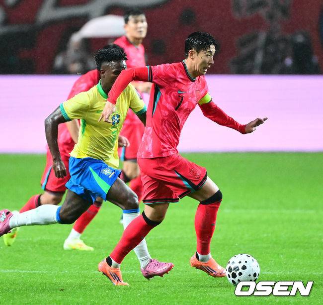 '홍명보호의 원톱 손흥민, 강팀 상대로도 증명된 대체 불가 존재감 [서울톡톡]