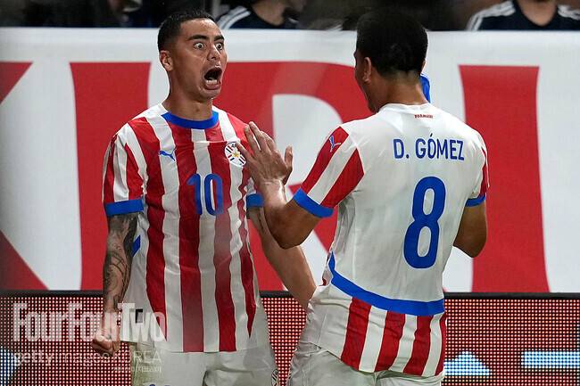 [442.review] '亞 최강' 일본 이럴 수가...'알미론 선제골' 파라과이와 2-2 진땀 무승부→A매치 3G 무승