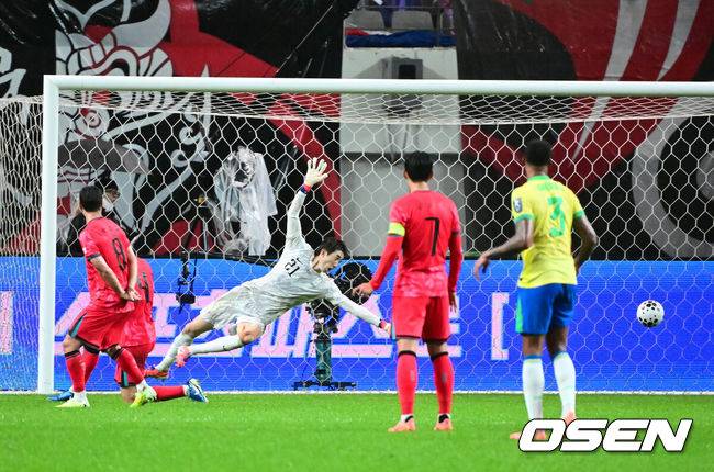 '한국전 5-0 완승' 지켜본 브라질 언론,