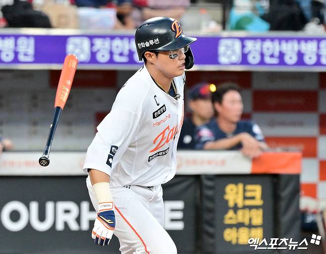 1년 전 대전서 마무리 훈련했는데 …'8위 탈락→2위로 PS 준비' 한화 캡틴