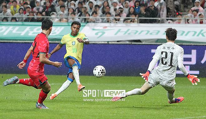 홍명보호 3백 영혼까지 박살낸 호드리구 “한국전, 월드컵 결승전처럼 뛰었다” 진심발언 [SPO 현장]