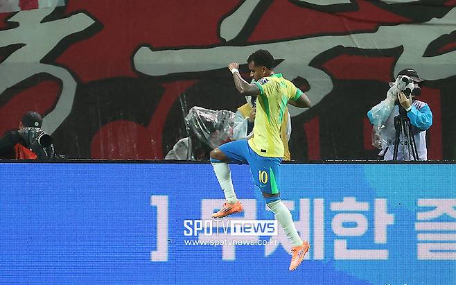 홍명보호 3백 영혼까지 박살낸 호드리구 “한국전, 월드컵 결승전처럼 뛰었다” 진심발언 [SPO 현장]