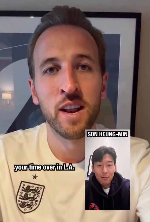 해리 케인이 손흥민에게 전하는 메시지…”SON, 잘 지내지? LA에서 정말 잘하고 있더라”