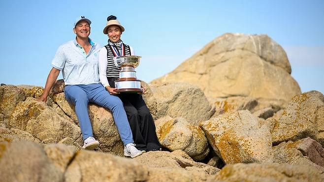 윤이나 아니고 김이나…재미교포 김이나, US 여자 미드아마추어 선수권 우승