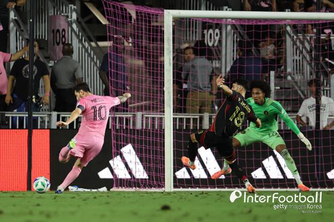 부앙가 어쩌나…메시, A매치 기간인데 MLS 출전해 2골 추가→득점 단독 선두 등극