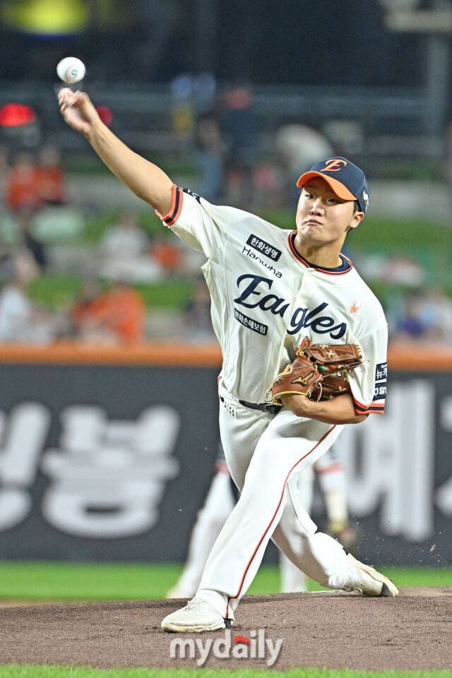 '메가이글스포 17안타 대폭발' 정우주 153km KKK+채은성 솔로포, 상무에 12-6 대승…한동희 투런포, 리베라토 3안타 [MD대전]