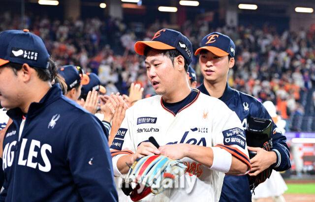 '메가이글스포 17안타 대폭발' 정우주 153km KKK+채은성 솔로포, 상무에 12-6 대승…한동희 투런포, 리베라토 3안타 [MD대전]