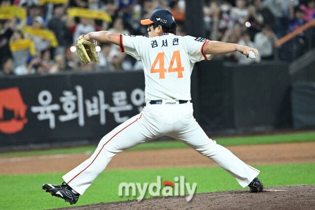 '메가이글스포 17안타 대폭발' 정우주 153km KKK+채은성 솔로포, 상무에 12-6 대승…한동희 투런포, 리베라토 3안타 [MD대전]