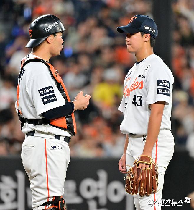 '153km 쾅' 또 KKK 압도했다…데뷔 시즌에 가을야구→태극마크까지, 정우주