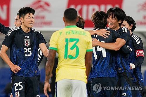 한국은 0-5였는데 일본, 브라질에 3-2 역사적 역전승