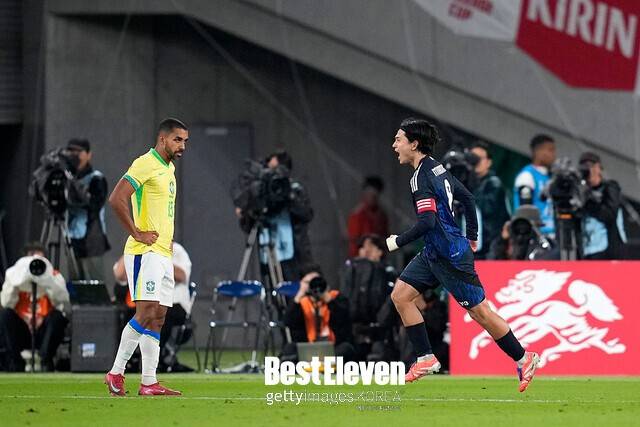 브라질 상대로 이게 된다고? 일본판 '도쿄의 기적'… 0-2→ 3-2 대역전승, 日 사상 첫 브라질 격파