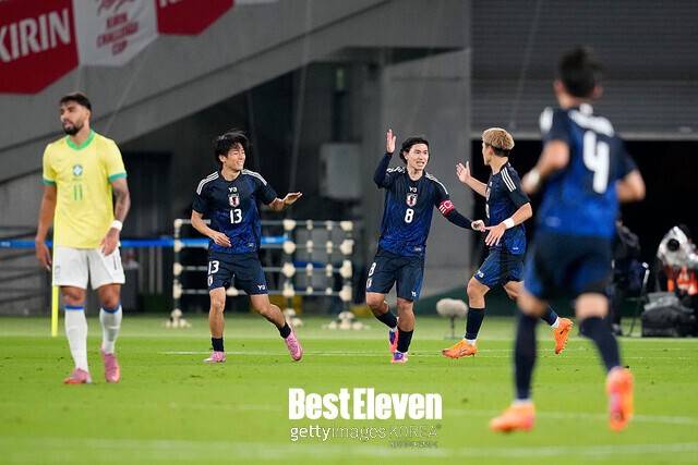 브라질 상대로 이게 된다고? 일본판 '도쿄의 기적'… 0-2→ 3-2 대역전승, 日 사상 첫 브라질 격파