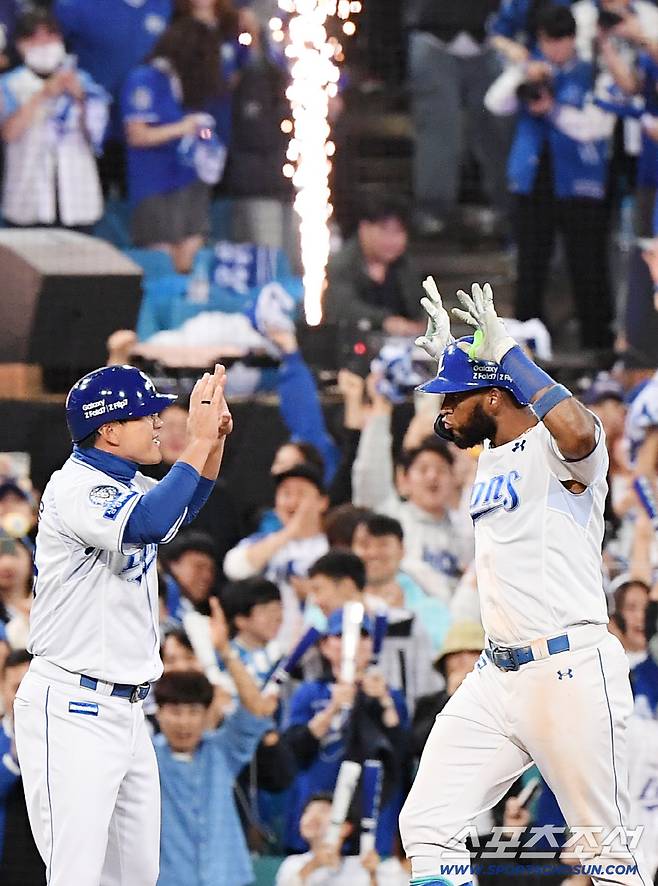 가성비로 따져도 되나? 영웅된 '11억' 디아즈와 헬멧 던진 '25억' 에레디아[준PO 리포트]