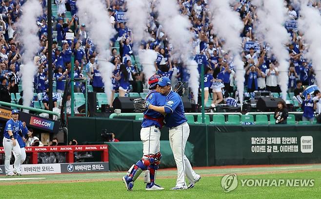 마치 오승환 돌아온 듯…삼성 최대 약점 지운 마무리 김재윤