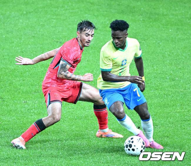 ‘안쓸거면 왜 귀화시켰나?’ 옌스 카스트로프, 파라과이전 출전 0초…황인범과 조합, 실험조차 안했다 [오!쎈 서울]