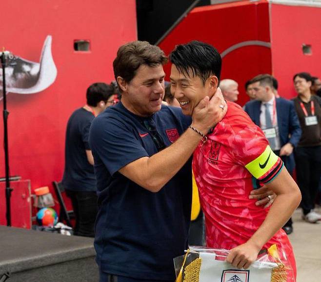 내 제자 흥민아 선물이다...포체티노 도왔다, 대한민국 사상 최초 월드컵 2포트 진입 가능성 대폭등→미국, 호주에 2-1 역전승