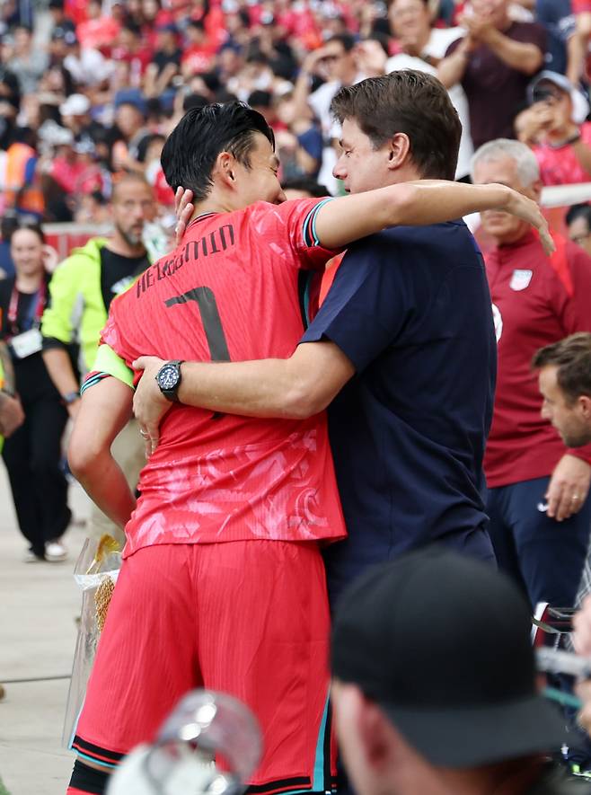 내 제자 흥민아 선물이다...포체티노 도왔다, 대한민국 사상 최초 월드컵 2포트 진입 가능성 대폭등→미국, 호주에 2-1 역전승