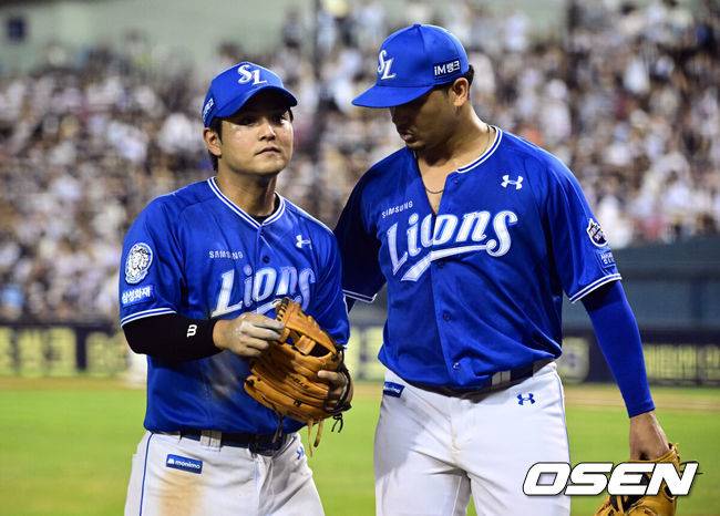 '78억 엄상백 합류-72억 안치홍 제외' 한화 PO 엔트리...'김영웅 부상' 삼성, 내야수 양우현 포함 [PO]