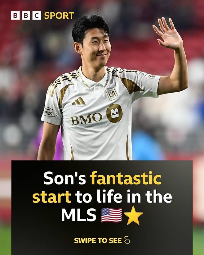 “손흥민, 진짜 미워할 수가 없다” 또 ‘인성 극찬’ 나왔다 머리에 ‘SONNY’ 스크래치한 아이에게 보인 행실 ‘집중 조명’