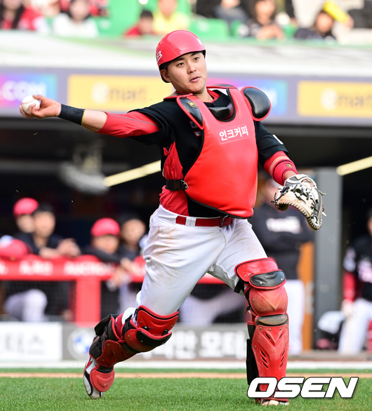 C등급인데 31살, 3000이닝 넘는 마스크 경험, 심지어 1억도 안되는 보상금... 한승택 의외의 FA 승자되려나