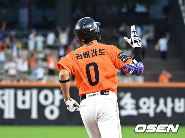 한화와 재계약 운명이 걸린 가을인데…리베라토는 왜 삼성이 PO 올라오길 기다렸나