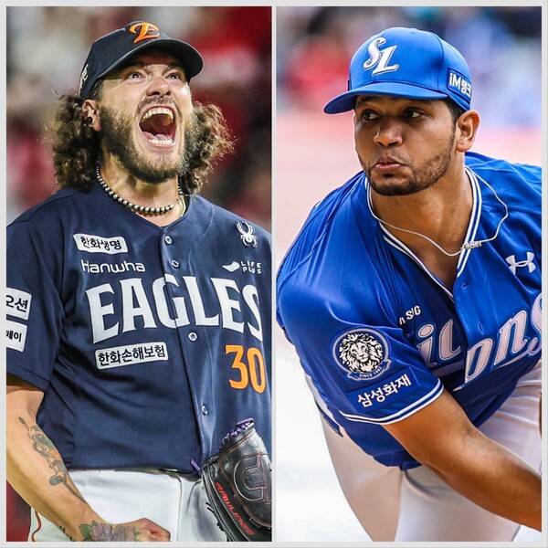 시뮬레이션 결과 한화 KS행 확률 53.18% vs 삼성 46.82%...창과 방패 대결, 팽팽한 접전 예상 [스춘 PO 프리뷰]