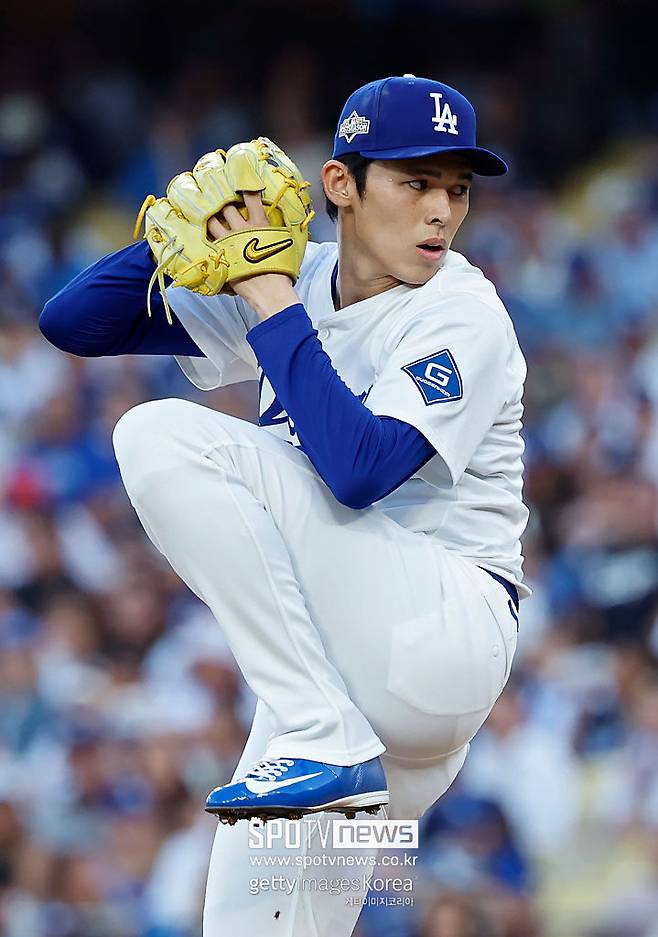 '사사키가 끝냈다' 다저스 WS까지 1승, 밀워키 3-1 꺾고 3연승…오타니 3루타 폭발