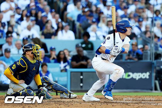 ‘와’ 이 선수가 韓 국대였다니…NLCS 3차전 결승타 대폭발→‘WS –1승’ 다저스 영웅 우뚝 서다