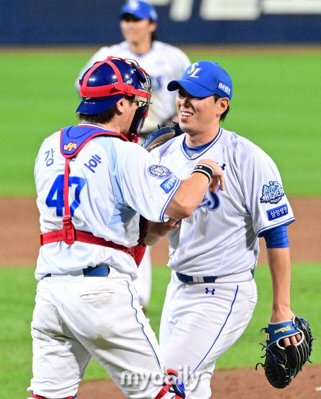 이래서 오승환이 후계자로 점찍었나…은퇴식 포옹→KKKKKK 3SV 퍼펙트 미쳤다,