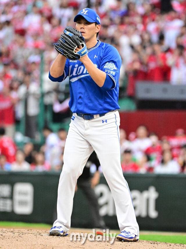 이래서 오승환이 후계자로 점찍었나…은퇴식 포옹→KKKKKK 3SV 퍼펙트 미쳤다,