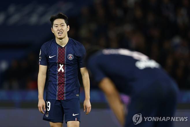 이강인 골대 강타+동점골 기여…PSG, 스트라스부르와 3-3 무승부