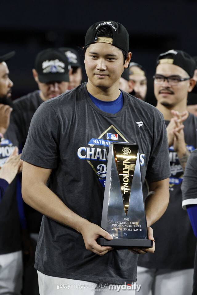 오타니 NLCS MVP 선정 '기염'…'6이닝 10K 무실점' 1승+3홈런 OPS 1.643, 단 한 경기로 얻은 영예