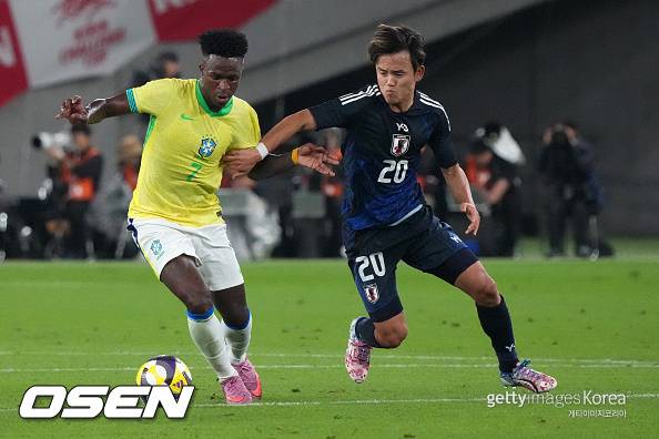 질투하는 日언론 “PSG에서 주전도 아닌 이강인이 구보 제치고 상을 받아?”