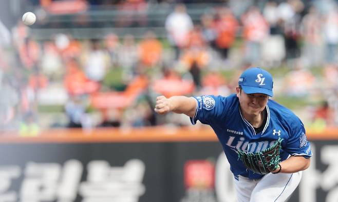 또 붕괴된 한화 최강 원투 펀치, 삼성 4선발은 또 가을 인생투…폰세 이어 와이스도 대량실점, 최원태는 7이닝 1실점