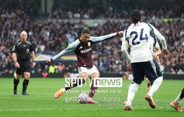 [PL REVIEW] '손흥민이 골 넣은 날', 토트넘은 무너졌다...벤탄쿠르 선제골에도 아스톤 빌라에 1-2 역전패