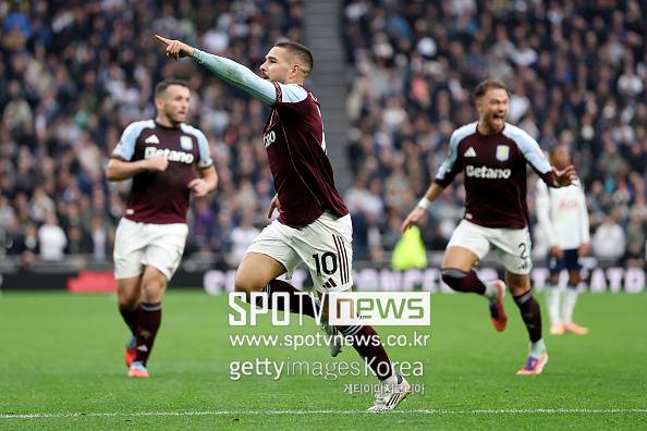 [PL REVIEW] '손흥민이 골 넣은 날', 토트넘은 무너졌다...벤탄쿠르 선제골에도 아스톤 빌라에 1-2 역전패